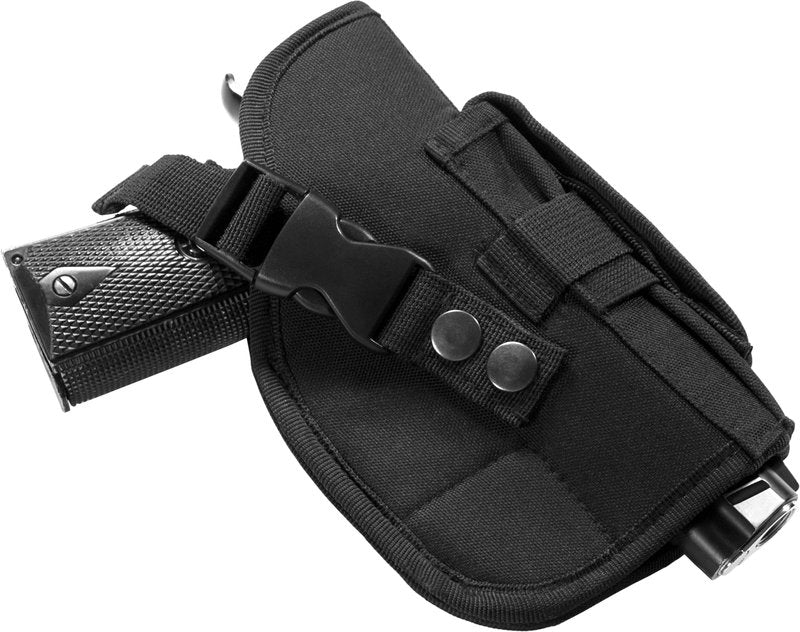 Barska Loaded Gear VX-200 Tactical Vest, Plus Size, Right-Handed, Black – Adjustable, Durable, and Multi-Pocket Design