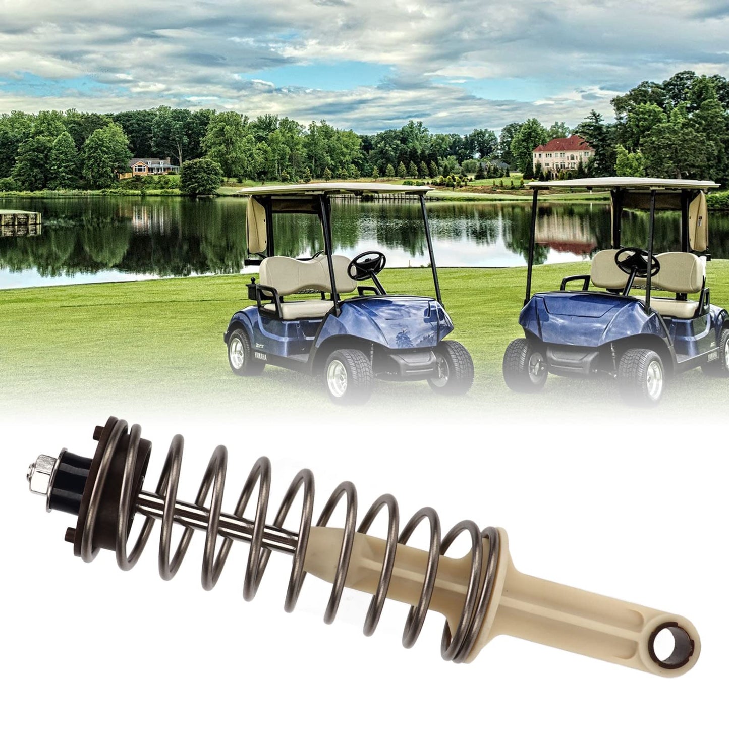 Auto Parts, Cart Accelerator Return Spring Rod 1017378 Replacement for Car DS Gas Electric 1996 UP