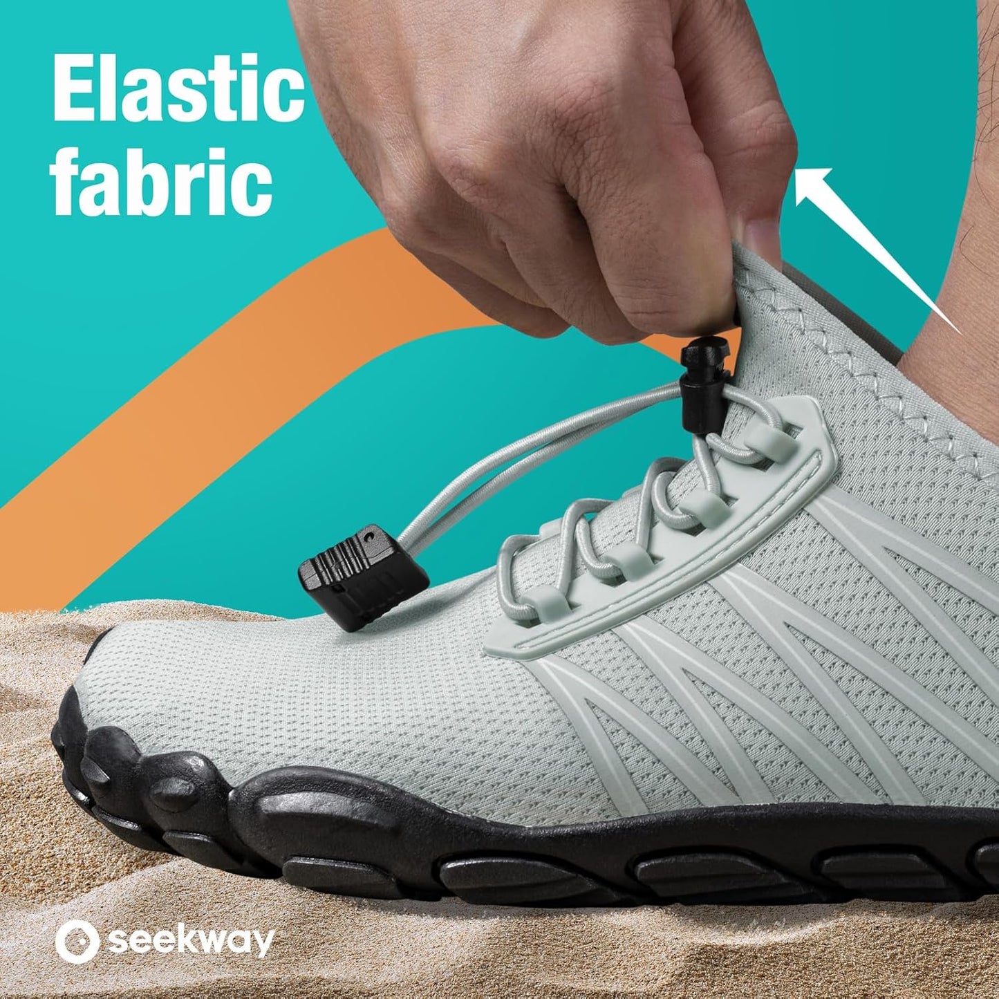 SEEKWAY Quick-Dry Water Shoes for Men & Women - Barefoot Aqua Socks for Beach, Pool & Hiking