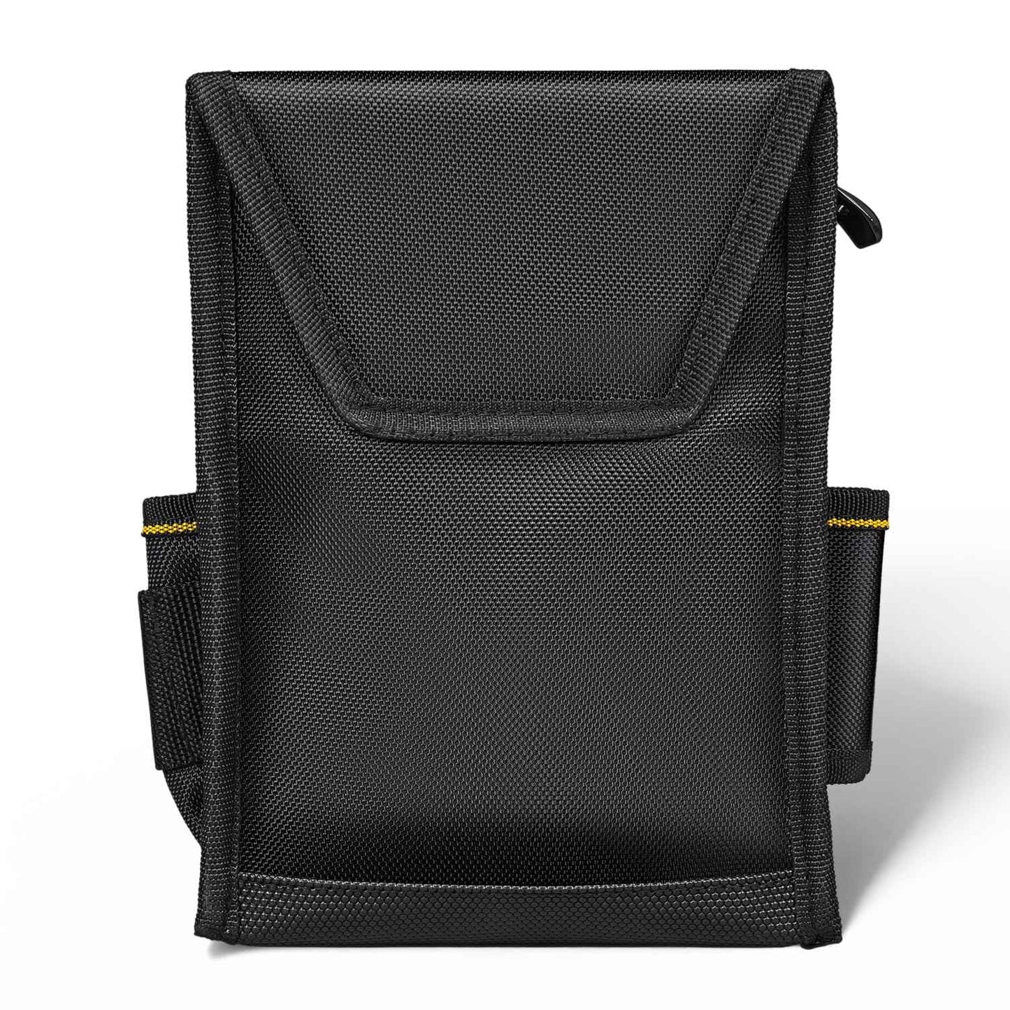 WINHUNT Tool Belt Pouch with Multiple Pockets, Heavy Duty Construction Belt Bag, Black and Yellow, Storage for Electrician Tools