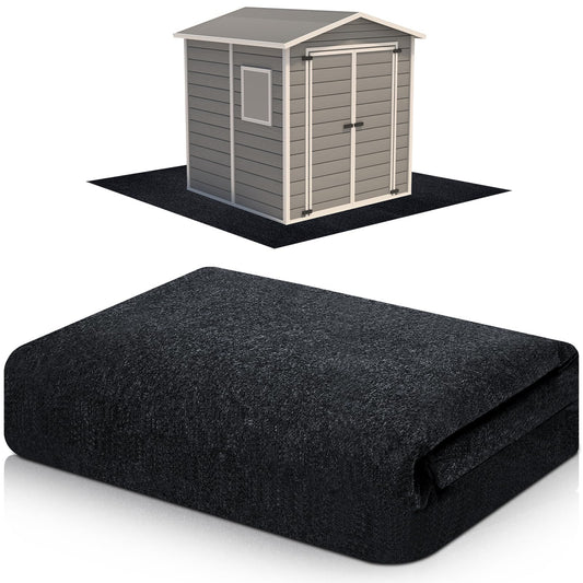 Haull Outdoor Storage Shed Floor Moat Waterproof Outdoor Carport Mat Thickened Soft Patio Furniture Pad Washable with Non Slip Backing, Storage Shed Not Included(8 x 15 ft)