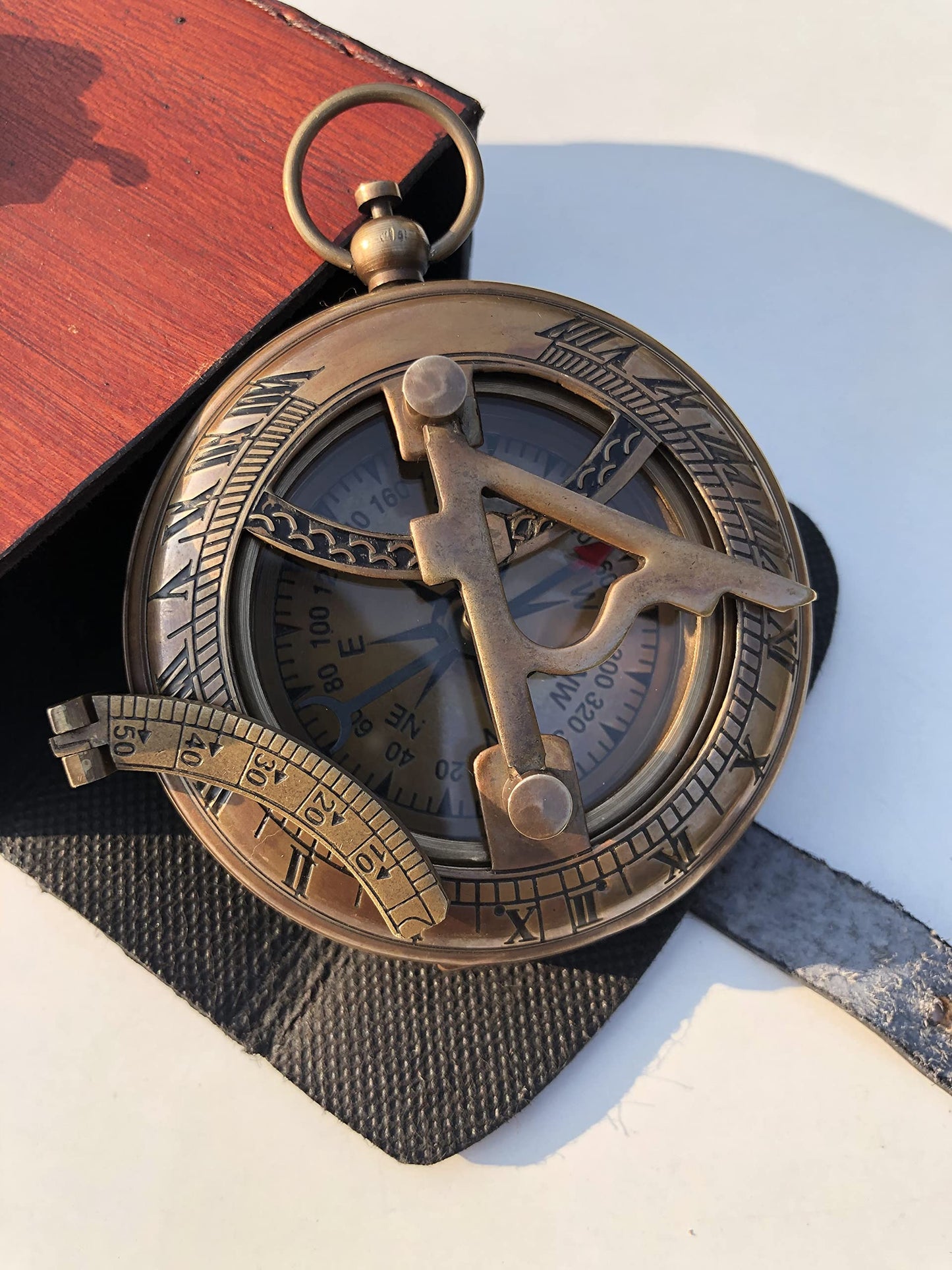 Personalized Compass, Gift for Dad from Son Compass Birthday/Anniversary/Christmas Customized Working Brass Compass (Love You Son)