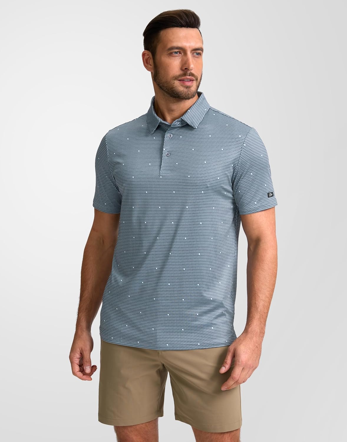 Obla Men's Golf Polo Shirt - Short Sleeve Dry Fit Performance | Moisture-Wicking Casual Style