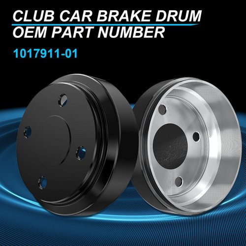 Enekerp Club Car Brake Drums, Golf Cart Brake Hubs for Club Car DS(1995-UP) &Precedent (2004-UP) Gas&Electric Golf Cart Models, OEM# 101791101, 2PCS