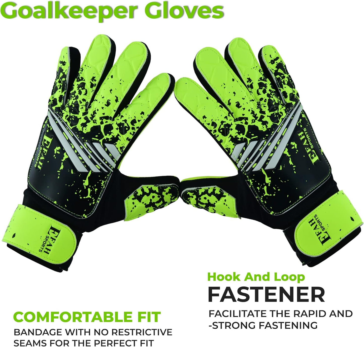 Regine Switzerland Soccer Goalkeeper Gloves - Strong Grip for Kids & Youth | Perfect for Football
