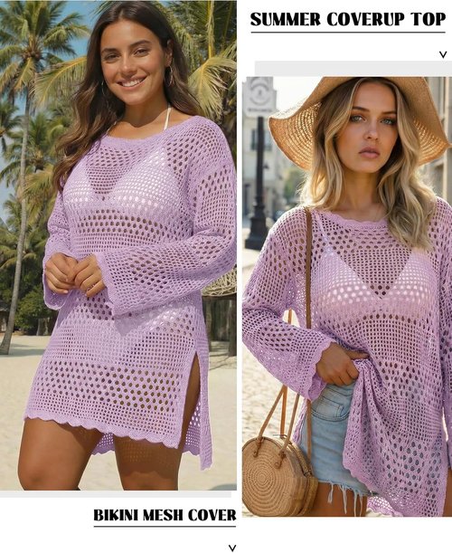 CoCozy Swimsuit Cover-Up - Stylish Knitted Beachwear Dress for Women | Perfect for Vacation 2026