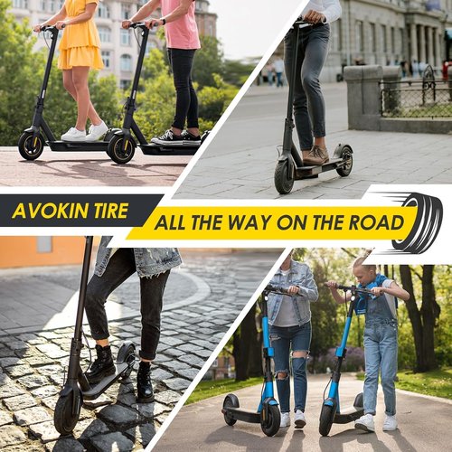 10x2.70-6.5 Solid Tire,2 Pack 70/65-6.5 Scooter Tubeless Solid Tire,10 inch Tires for Hover-1 Alpha Evercross H5 Electric Scooter Mobile Cruiser