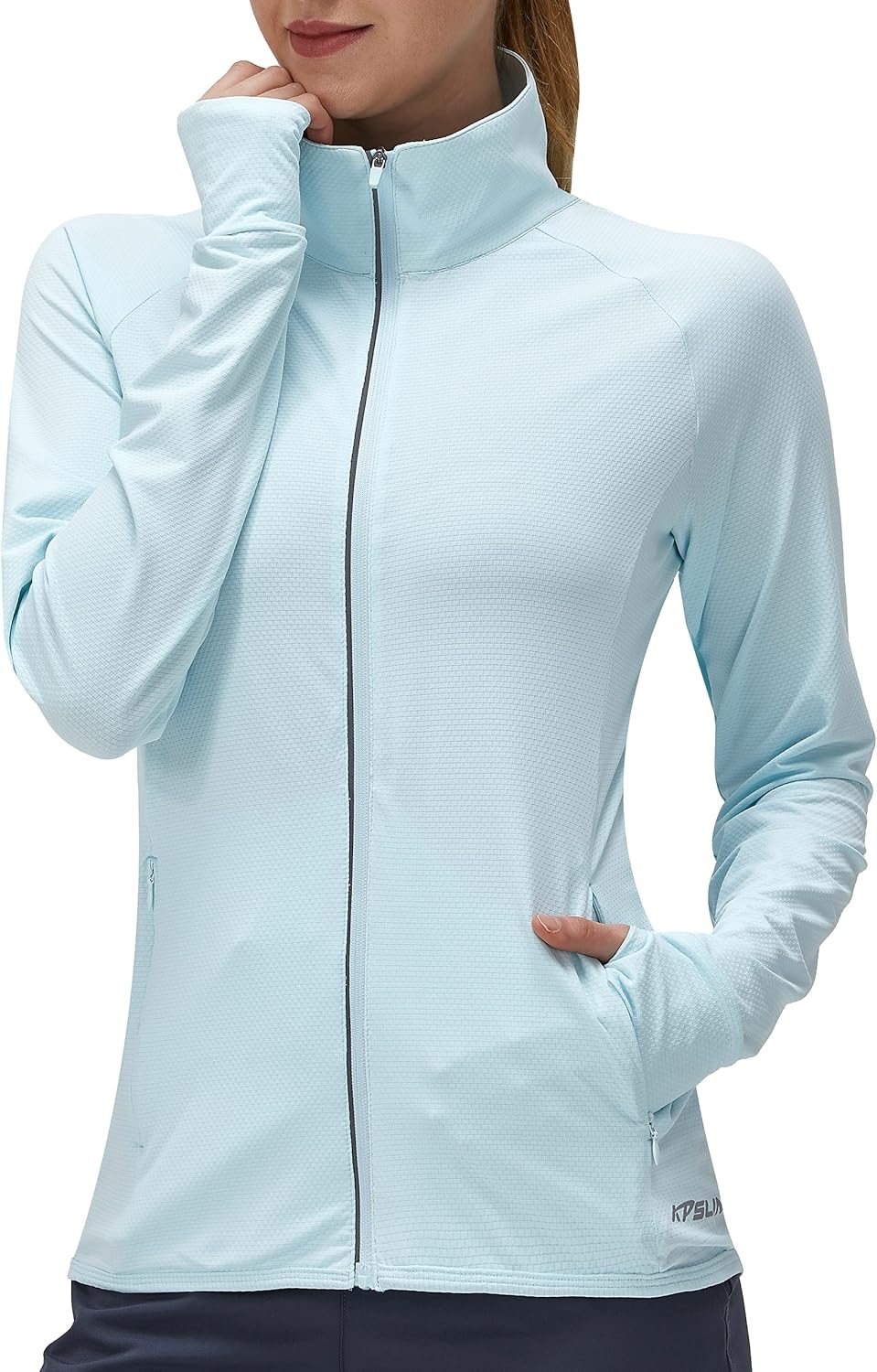Skiennix Women's Long Sleeve Athletic Hiking Shirt - UPF 50+ UV Sun Protection, Lightweight Outdoor Jacket