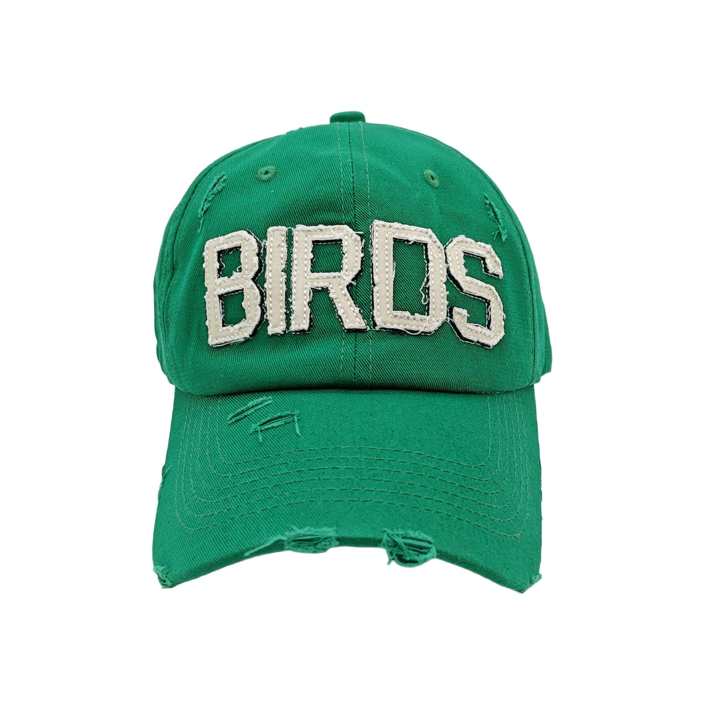 Birds Dad Hat in Kelly Green - Retro Vintage Look