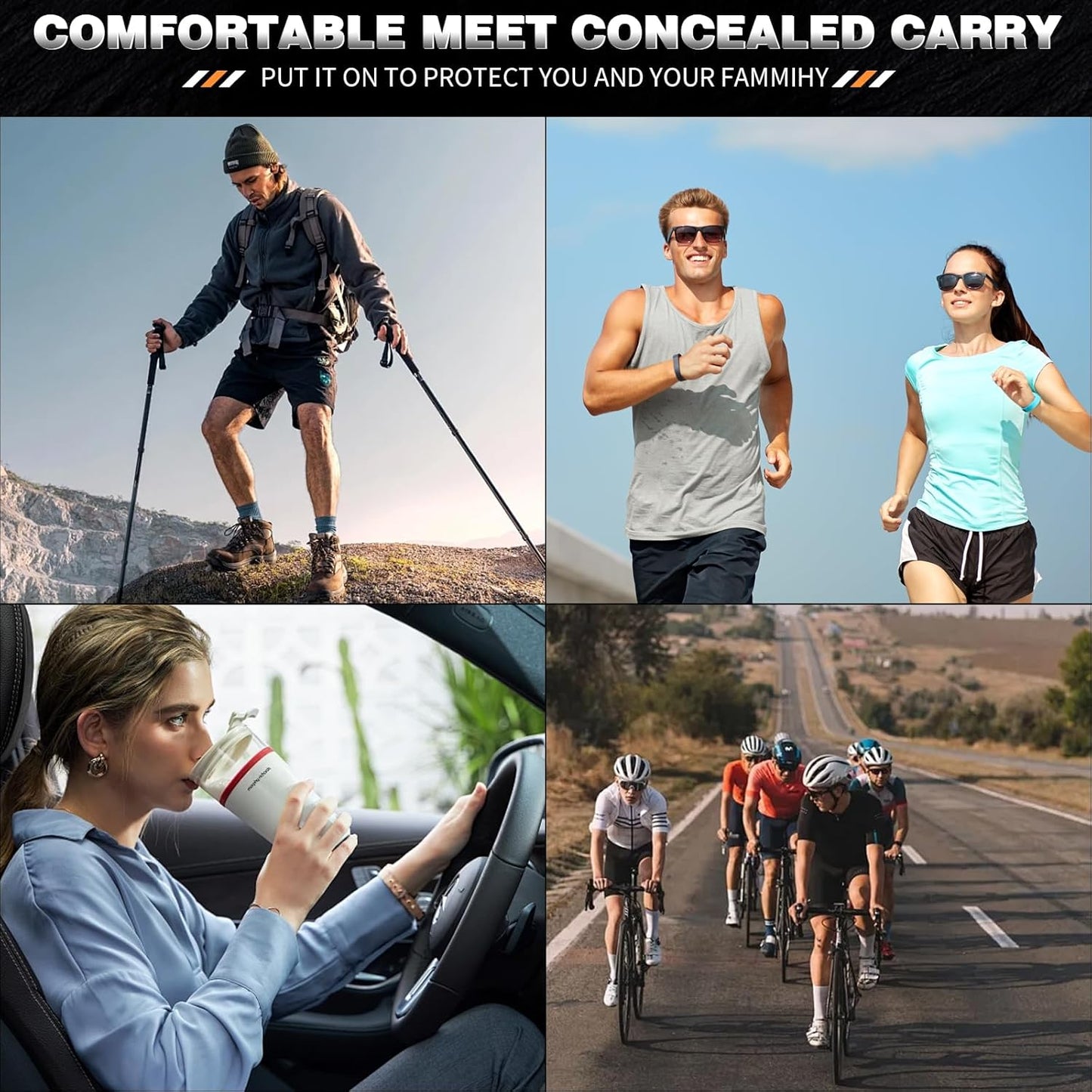 Mostcomtac Belly Band Holster - Comfortable Neoprene Gun Holster for Glock 17-43X & More