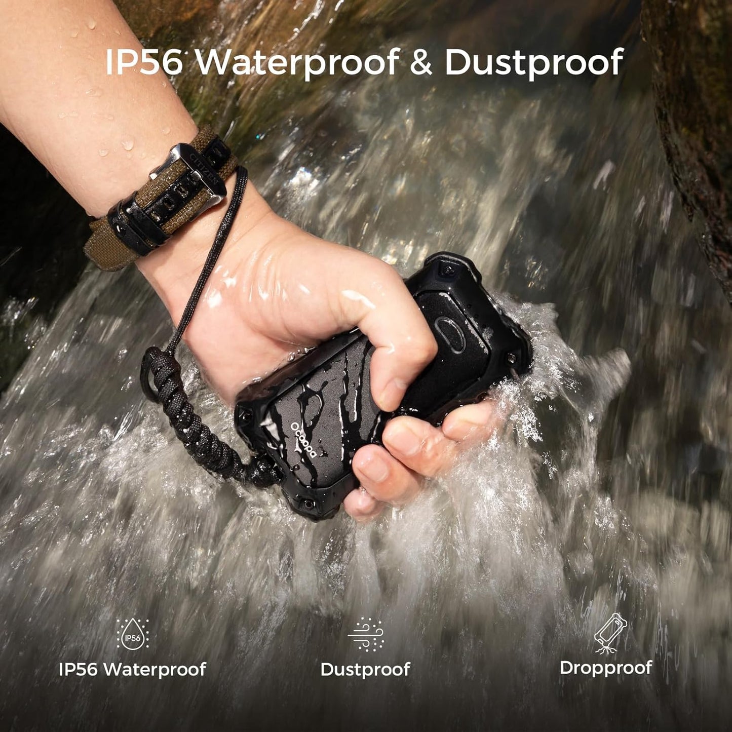 OCOOPA Hand Warmers - IP56 Waterproof Rechargeable 10000mAh | Extra Heat Mode & Torchlight - Perfect for Winter Outdoor Activities