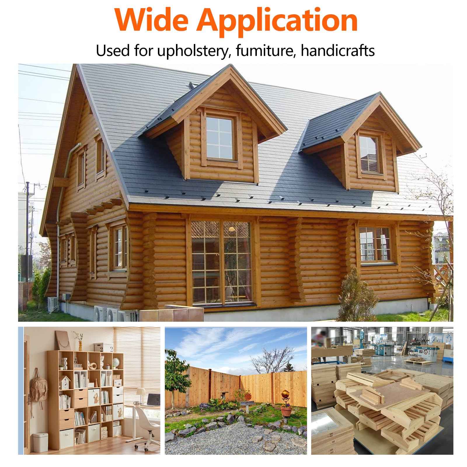 SITLDY 18 Gauge Galvanized Brad Nails Brown T-head 5 Sizes 5000-Pack (5/8"+3/4"+1"+1-1/4"+2"),1000 per size, Assorted Size Project Pack, for Pneumatic, Electric 18GA Brad Nailer Gun