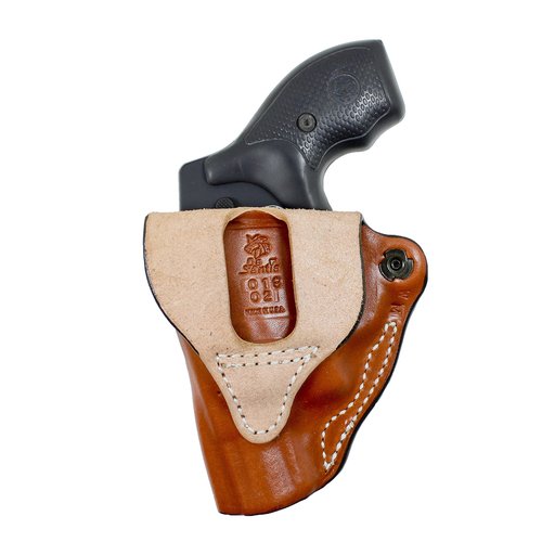 DeSantis Mini Scabbard OWB Gun Holster - Leather Adjustable Belt Holster for Pistols, Fits the Glock 19, Glock 19 Gen 5, Glock 19X, Glock 23, Glock 32, Glock 36, Glock 45; Ruger RXM - Right Hand Draw.