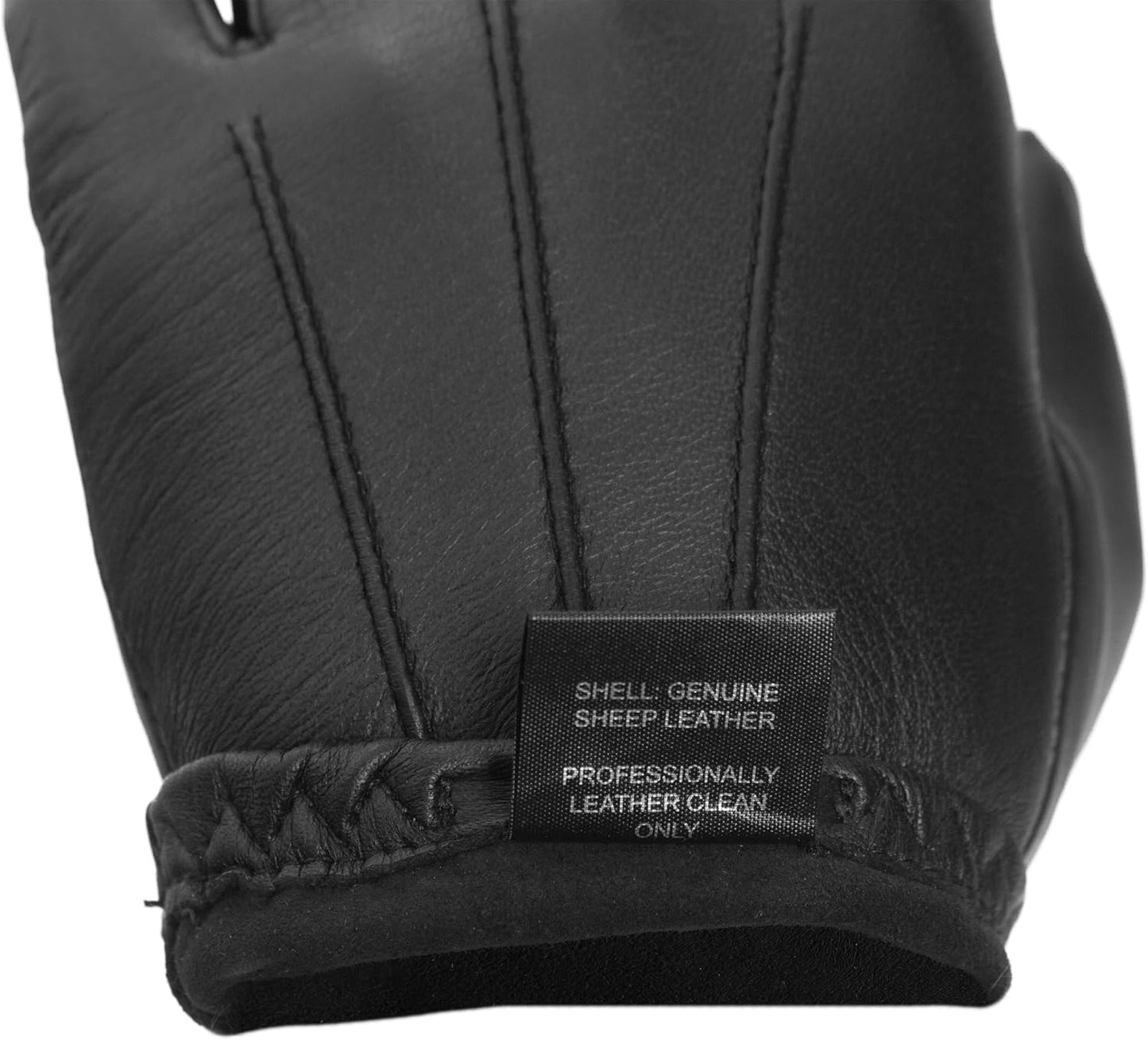 Pratt & Hart Guardia™ Men’s Black Leather Gloves - Perfect for Precision Tasks & Driving