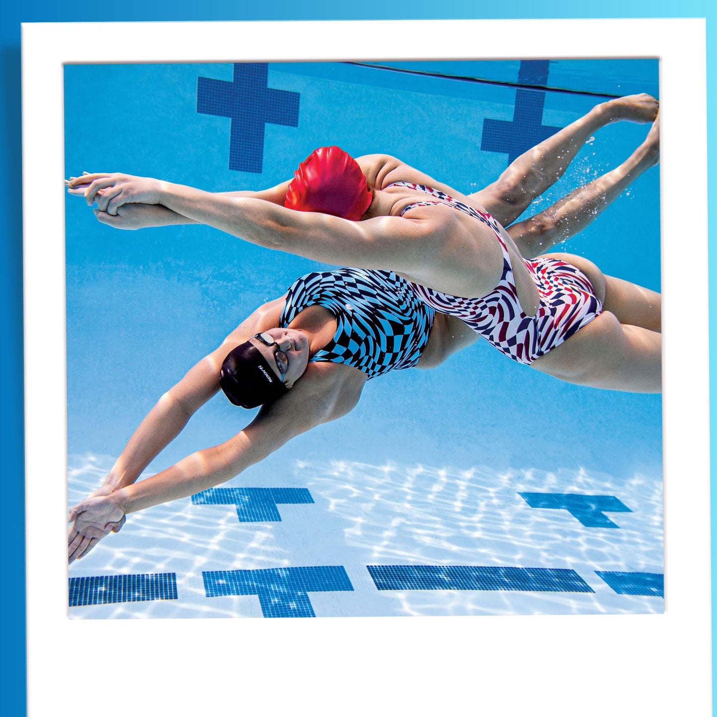 Sporti Silicone Swim Cap (Black)