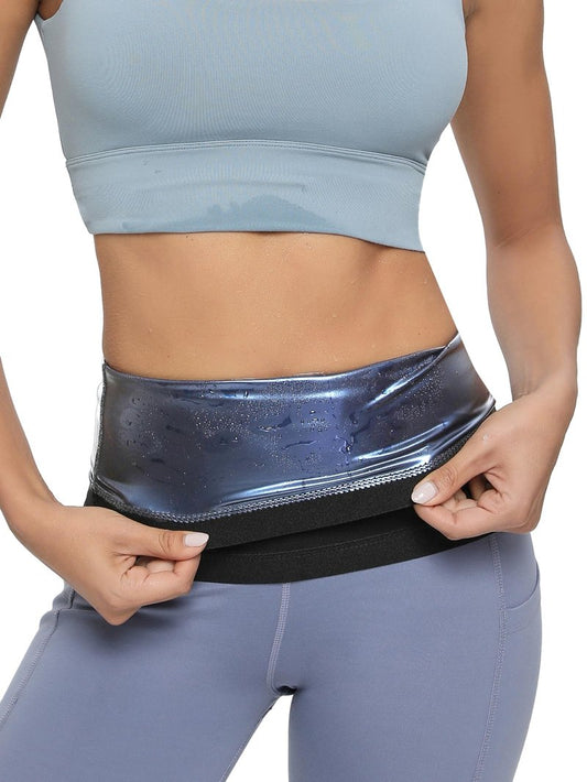 Dokelovy Sauna Suit Waist Trainer for Women,Waist Trimmer Belt Waist Toner Weight Loss Shapewear, Workout Fitness Yoga Gym