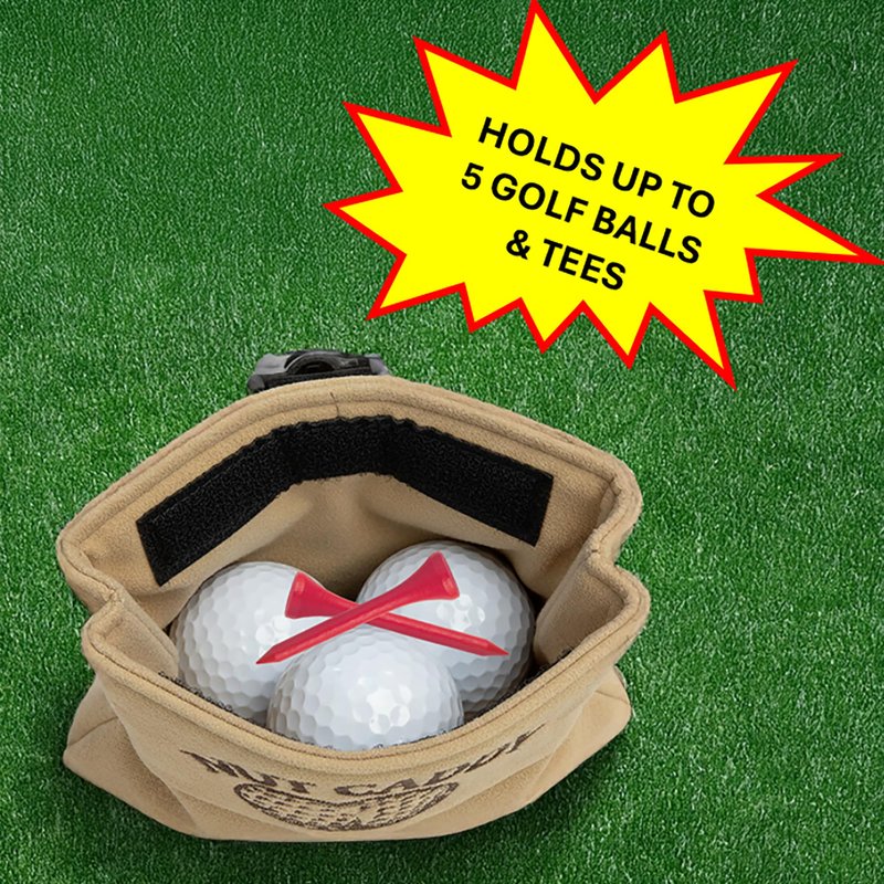 Scale Wear Design Nut Caddy Golf Ball Holder for Men - Includes 3 Shocker 69 Balls Hilarious Gag Gift for Golfers Dad Husband Premium Quality Storage Tees Accessories (Nut Caddy)