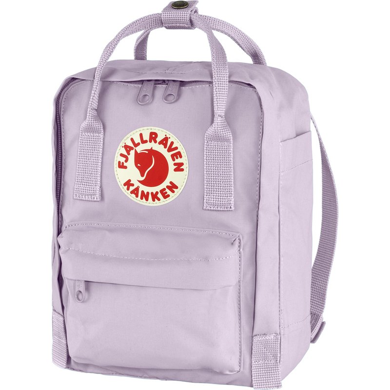 Fjällräven Kanken Mini Backpack - Compact Everyday Carry, Durable Vinylon Fabric - Travel, Pastel Lavender