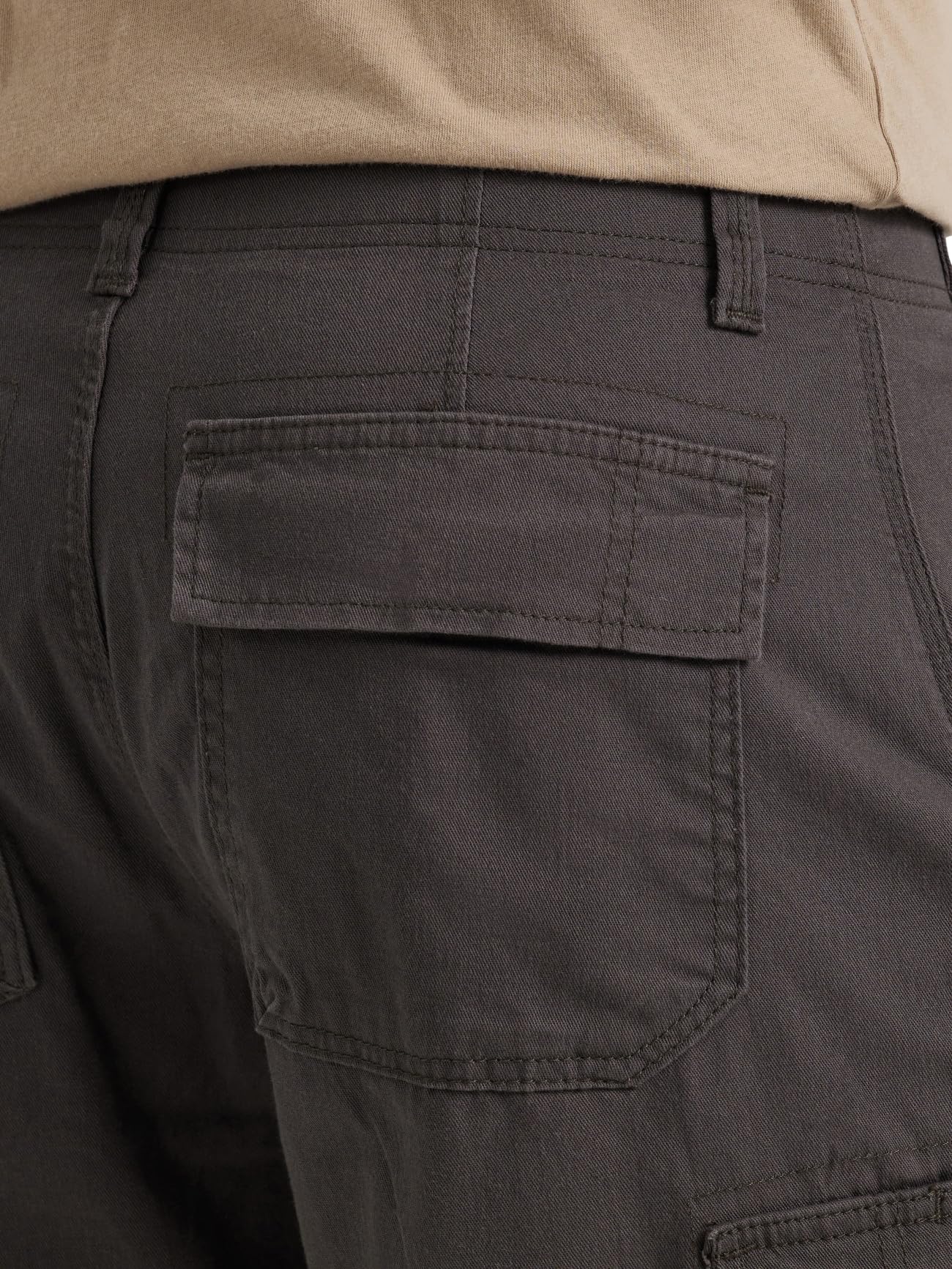 Lee Men's Extreme Motion Carolina Cargo Short, Mortar Gray, 34