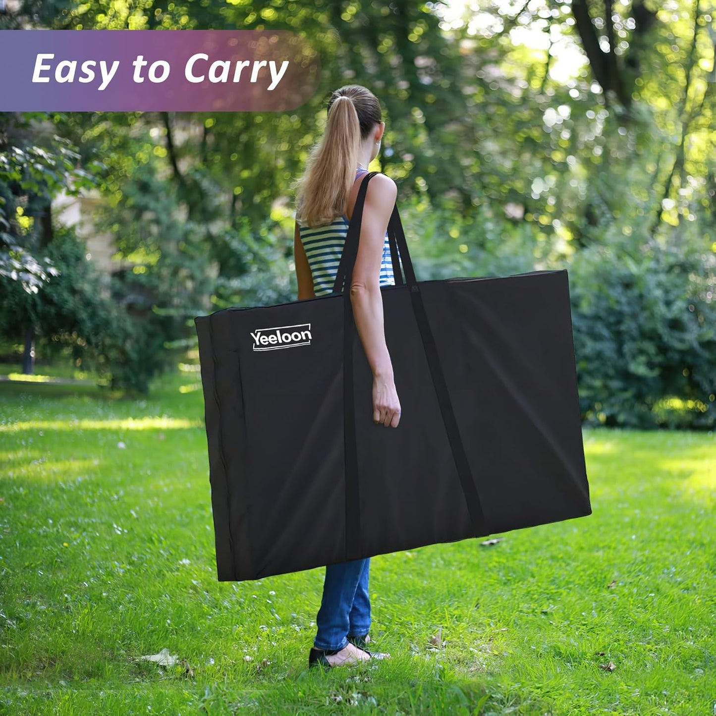 Skiennix Cornhole Set - Regulation Size Boards with 8 Bean Bags & Carrying Case | Outdoor Game for Adults