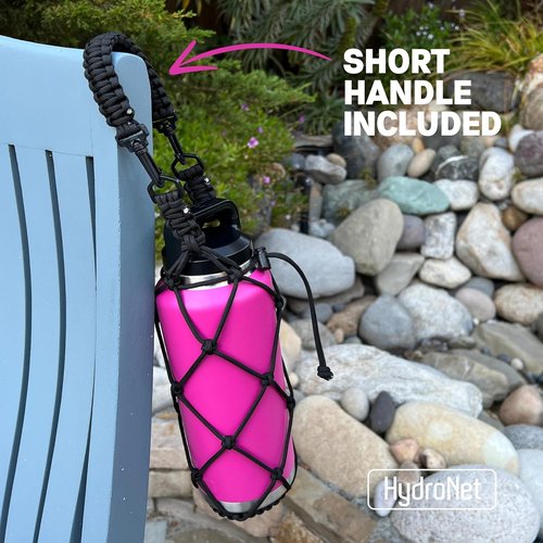 Gearproz HydroNet Carry Bag - Versatile Handle & Shoulder Strap for YETI Rambler & Camelbak Bottles | Ideal for Hiking, Camping, Travel