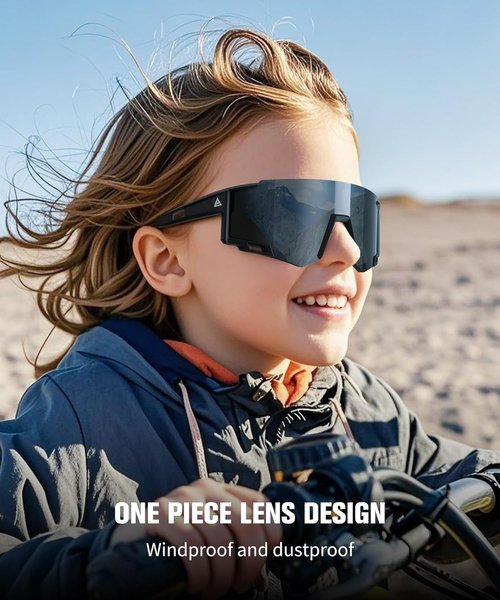 KALIYADI Polarized Kids Sunglasses - UV400 Protection for Boys & Girls Age 6-14 | Perfect for Sports & Outdoor Activities