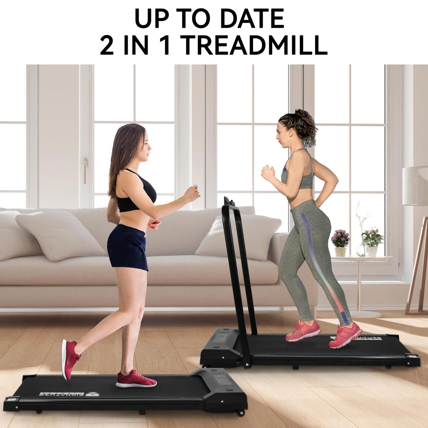 Treadmill Under Desk Walking pad with Incline, Walking Treadmill with Handle bar, Treadmills for Home Small with Remote Control, Pre-Assembled,Black