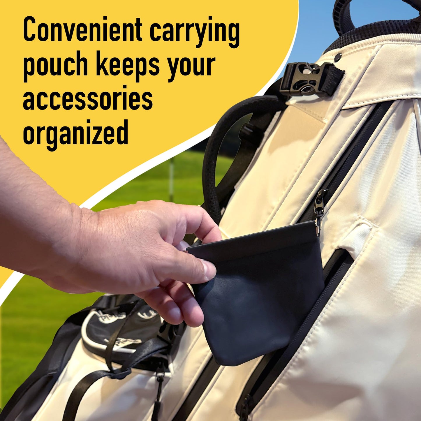 Uniporium Golf Divot Tool Gift Set – Magnetic Divot Tool, Ball Marker, Hat Clip, & Case Made in USA from Durable Rust-Free Material for Easy Ball Marking, Repairing Divots, and Perfect Golf Gifts