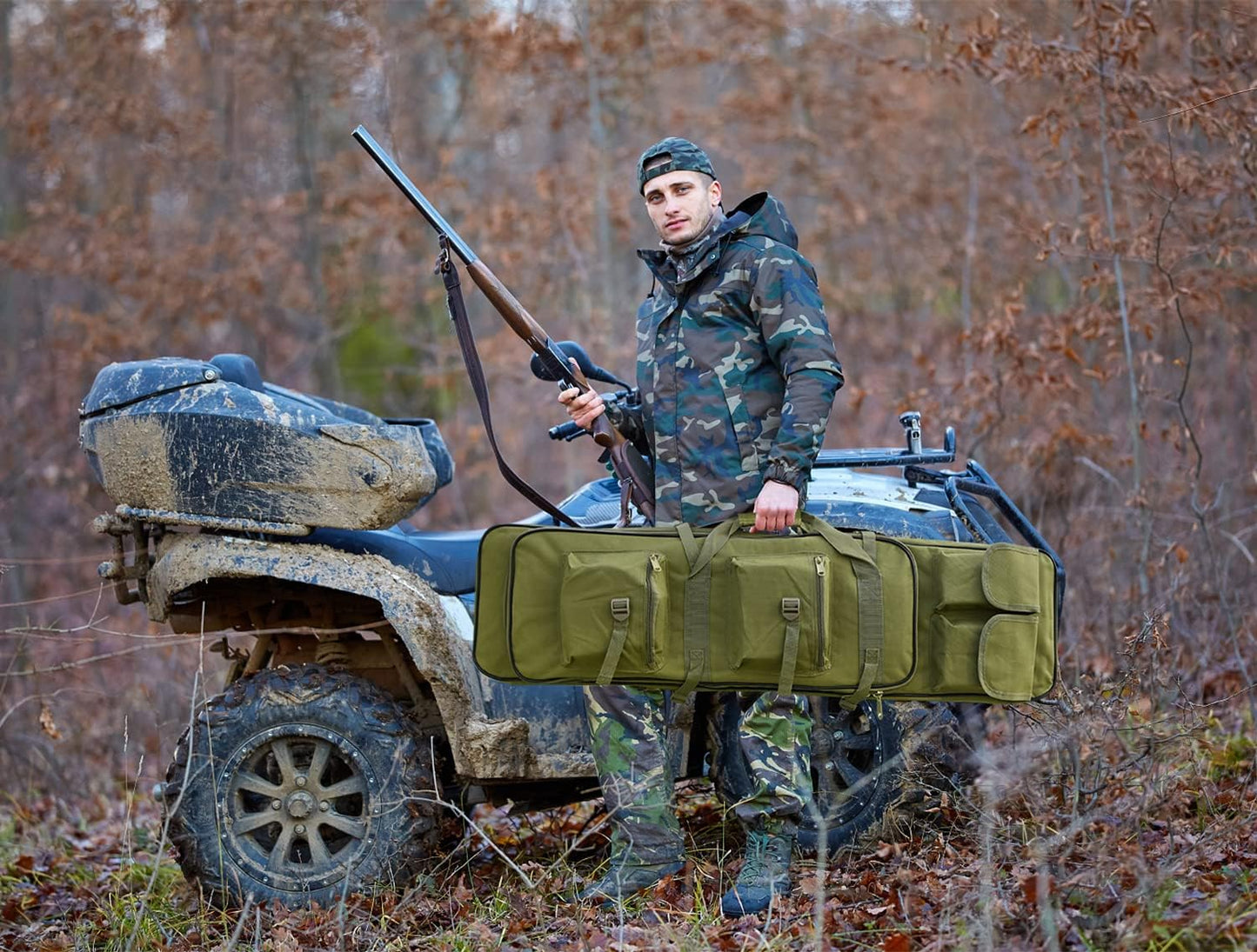 Rifle Bag - Tactical Long Rifle Backpack for Firearm Storage & Transportation | Ideal for Outdoor Hunting