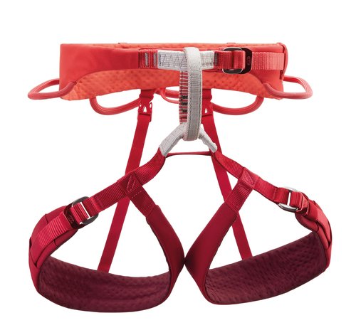 PETZL Luna Women's Climbing Harness - Coral Red, Small