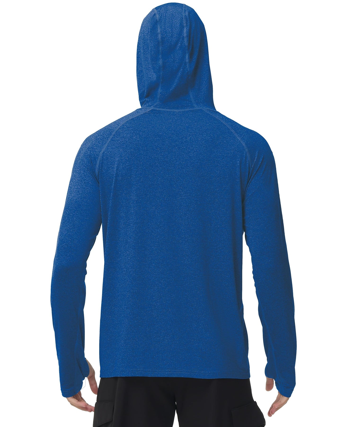 Long Sleeve Sun Shirts for Men - UPF 50+ UV Protection Hoodie Shirt for Fishing Swim Rash Guard Beach Running Workout