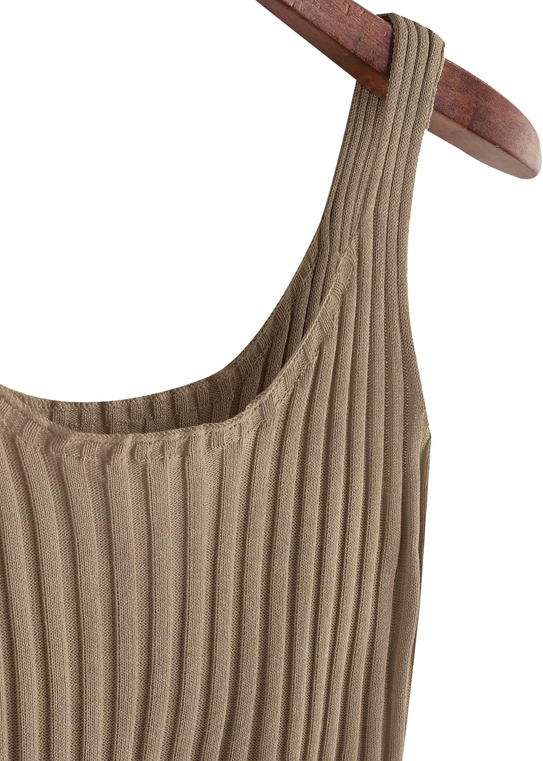 SweatyRocks Women's Ribbed Knit Crop Tank Top - Stylish Spaghetti Strap Camisole in Versatile Colors