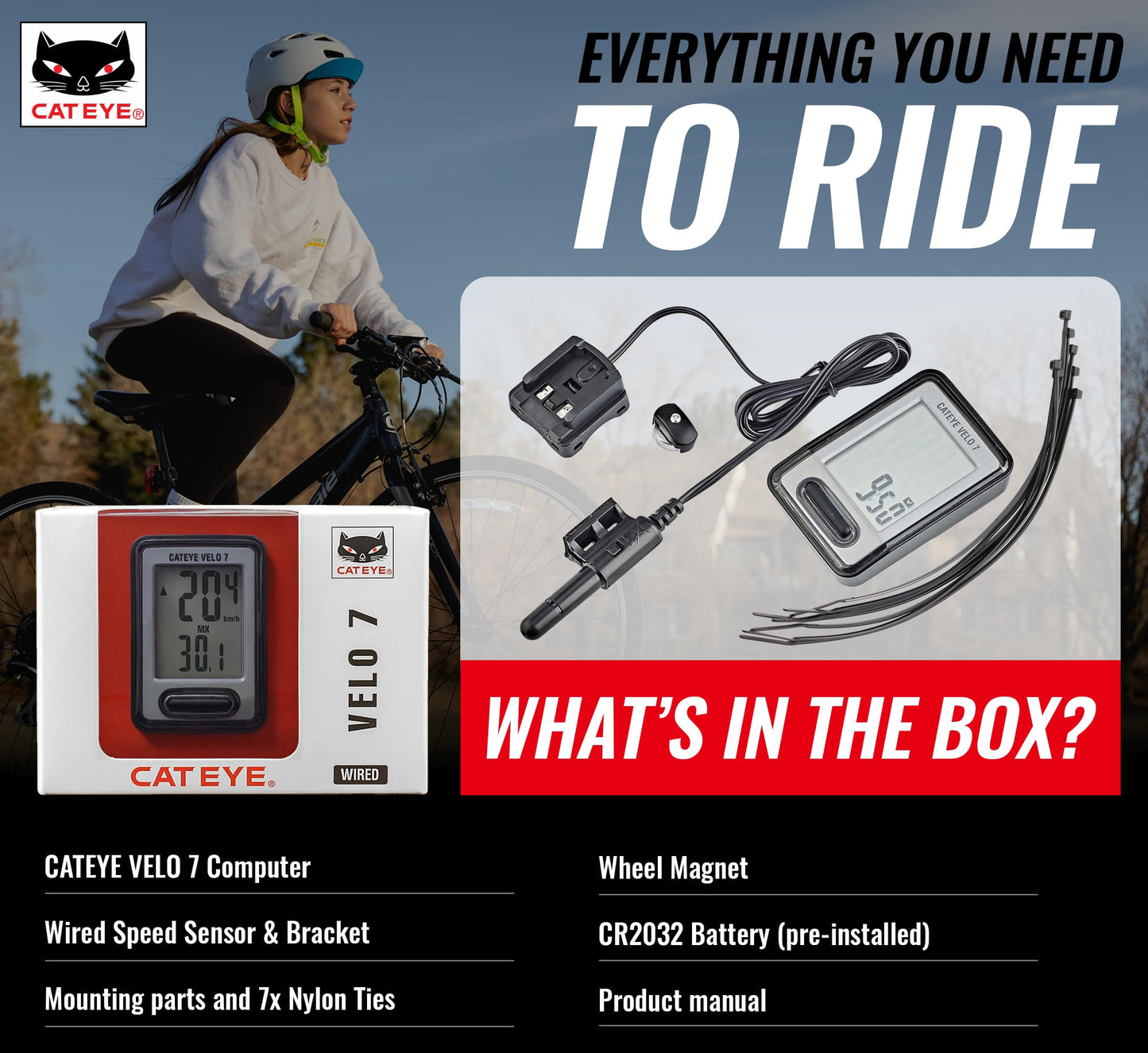 CATEYE Wired Bike Computer