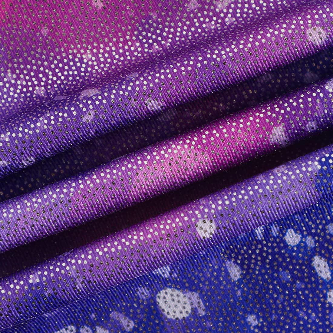 HOZIY Galaxy Leotard for Toddler Girls Gymnastics with Shorts Baby Girls Kids Leo 1t 2t 1-2t 12-18 18-24 Months Purple Pink Stars Milky Way Starry Sparkle Gymnastic