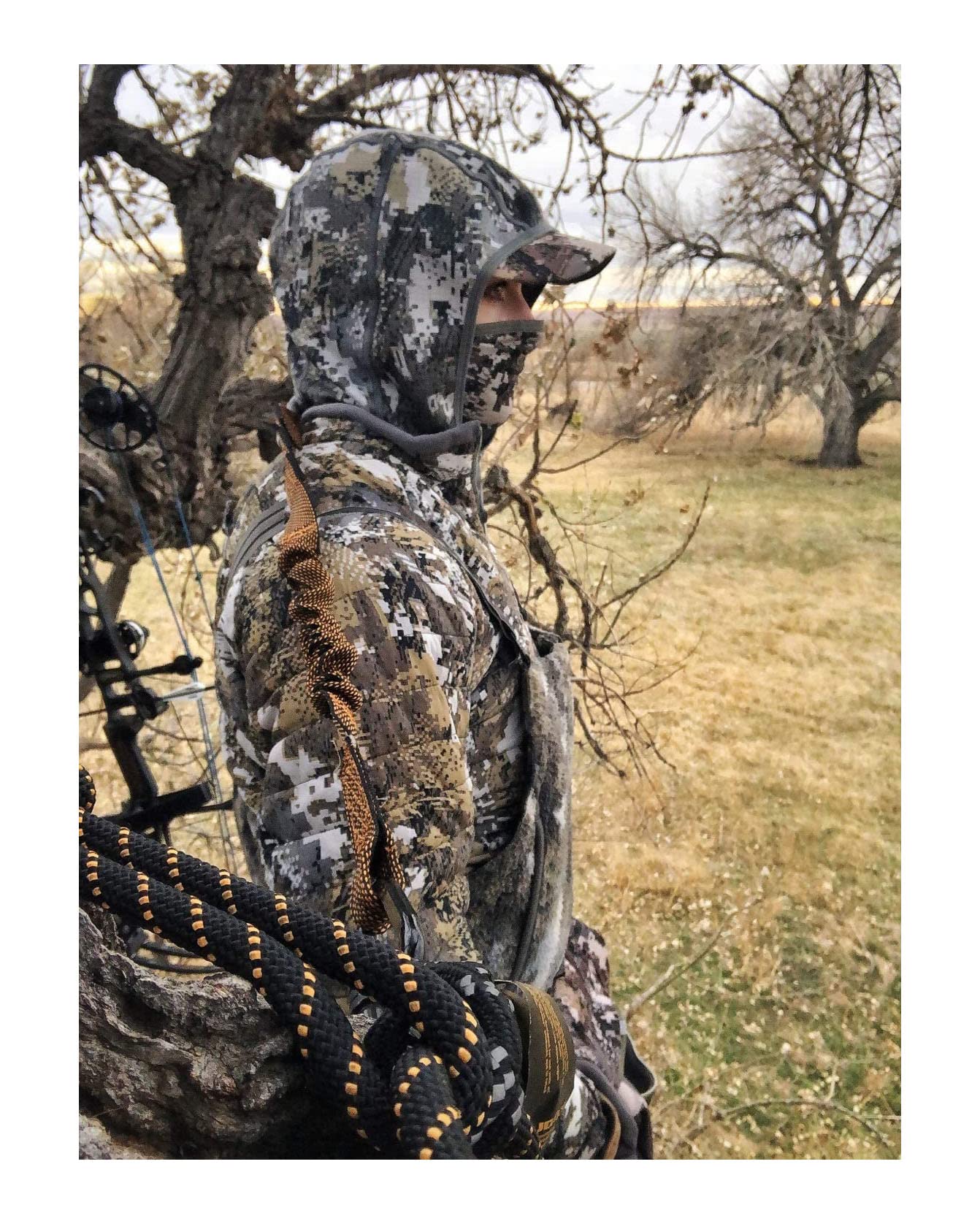 Muddy Safe-Line 30' Durable Nylon Outdoor Hunting & Treestand Safe System for Tree Climbing - Single Pack