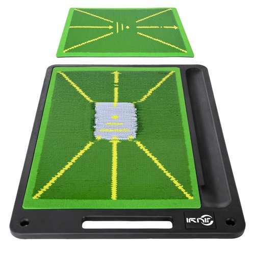 JIUYIBC Golf Mat Pro Premium Swing Training Mat for Analyzing Swing Path and Ball Impact, Replaceable Golf Practice Mats for Indoor Outdoor Hitting Training, Gifts for Men