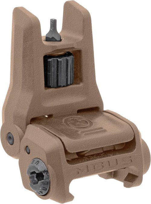 Magpul MBUS 3 Front & Rear Sight Set - Durable FDE Color for Enhanced Targeting Accuracy