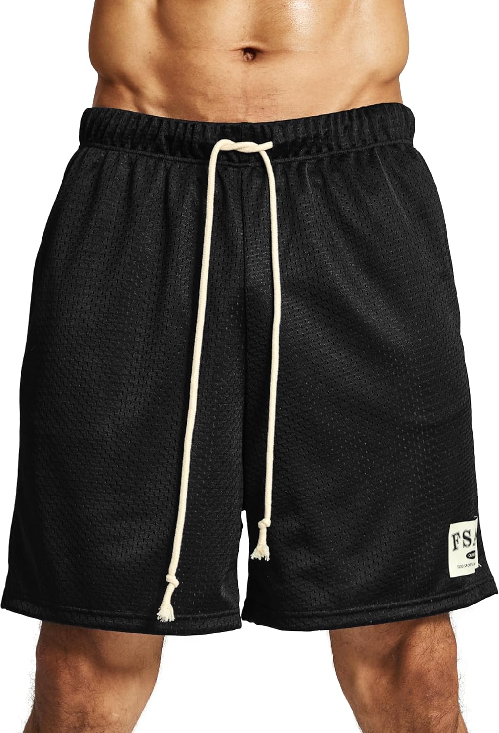 Ouber Men's Gym Shorts - Mesh Dry Fit Performance with Pockets | Ideal for Workouts & Basketball