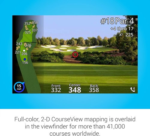Garmin Approach Z82 Golf GPS Laser Range Finder - Accurate Within 10” of Flag | 2-D Course Overlays