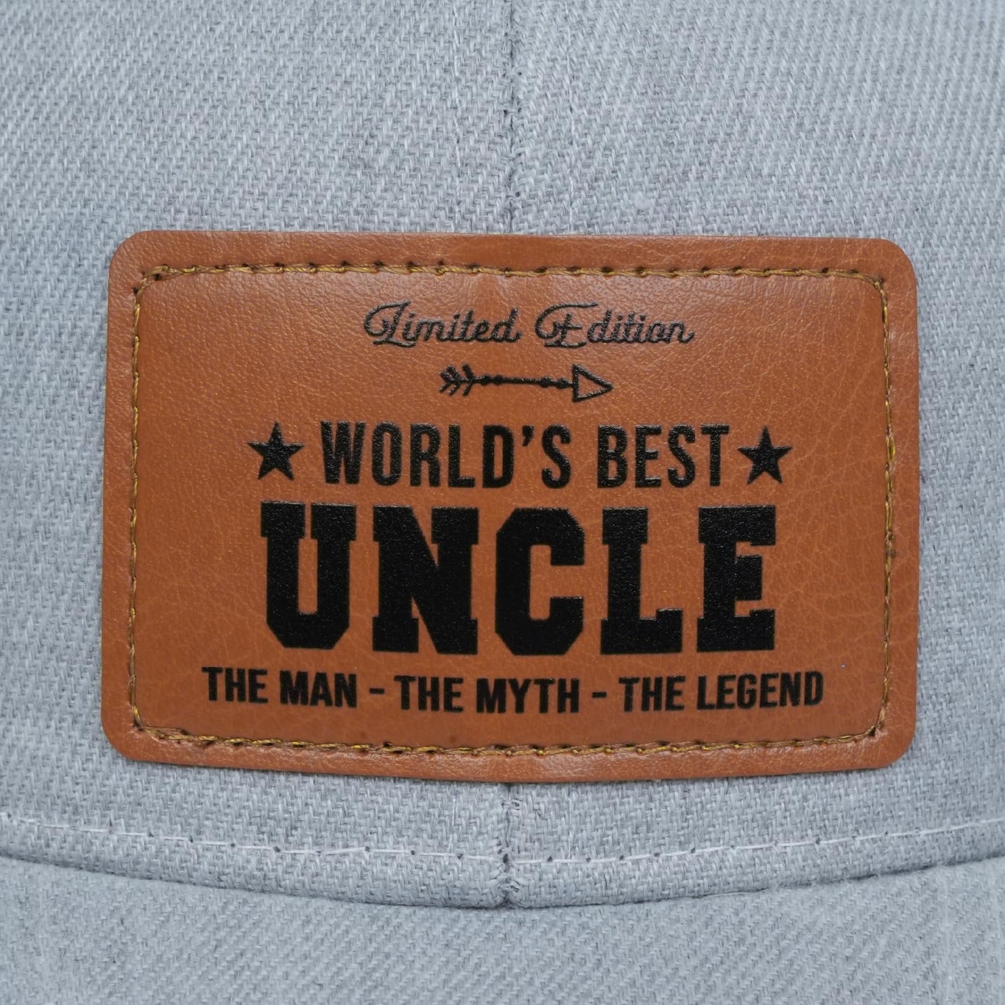 Best Uncle Ever Hat, Uncle Gifts Christmas Fathers Day Birthday from Niece Nephew, Trucker Grey Baseball Cap