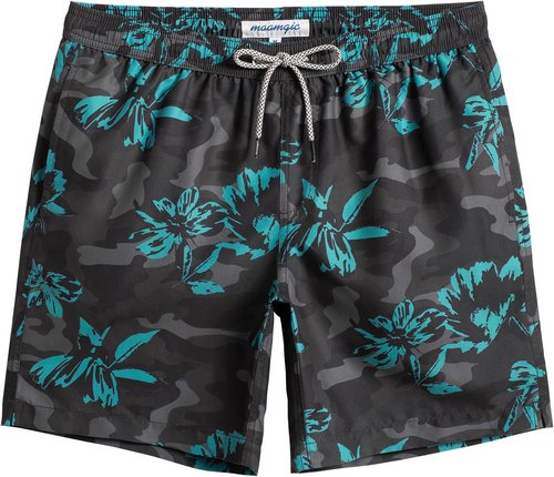Maamgic Men's Swim Trunks - Quick Dry Swim Shorts with Mesh Lining | Funny Bathing Suits, 7-Inch
