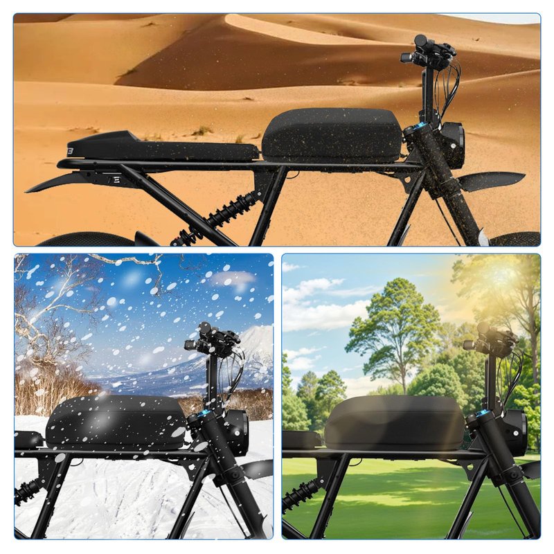 YIBEICO Battery Cover for Super 73 S2/RX, Waterproof Rain Covers, Outdoor Sun Fender Dirt Protector Dust Protection, Accessories for Super 73