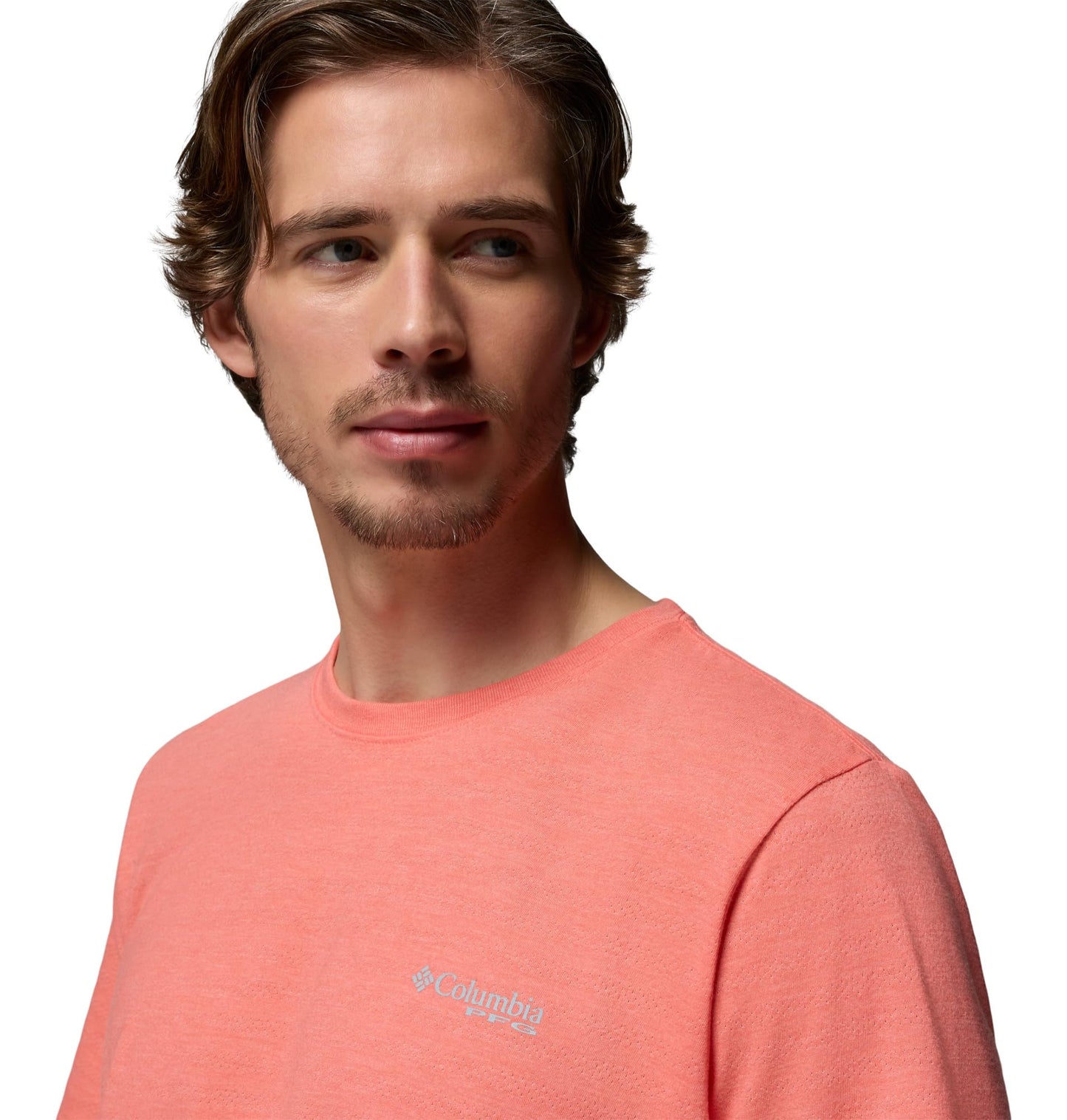 Columbia Men's PFG Freezer Short Sleeve Tee, Melonade, Large