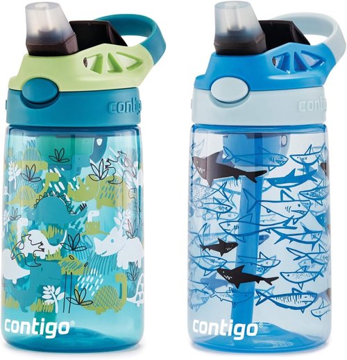 Contigo Aubrey Kids Water Bottle - Leak-Proof Design | Fun Colors for Active Children