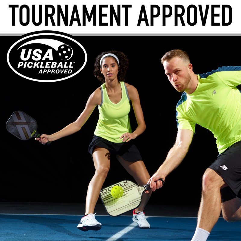 Franklin Sports X-26 Pickleballs - Indoor - 3 Pack - USAPA Approved - Optic