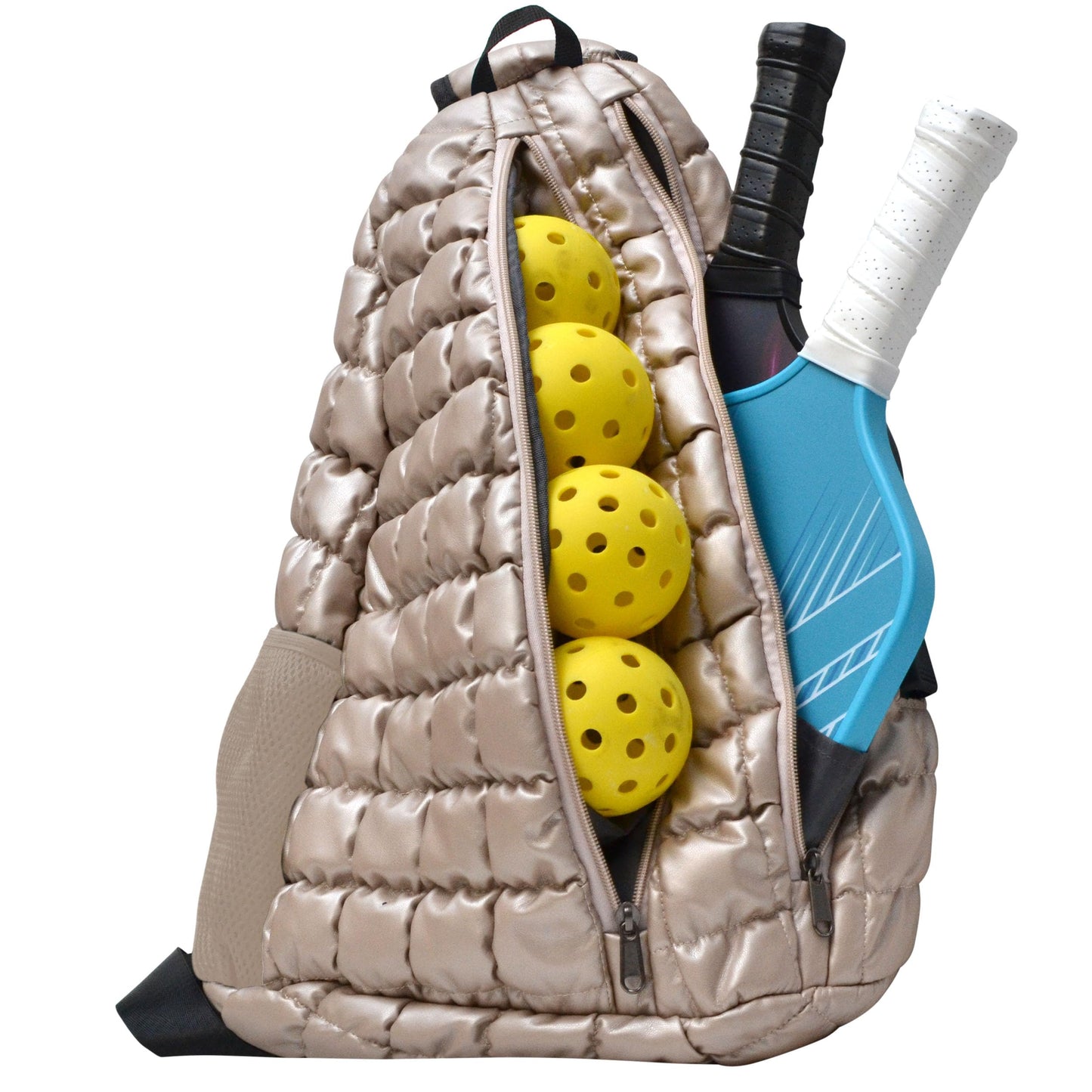 Nupouch Puffy Atheisue Bag, Fashion, Travel, Pickleball, Weekend Trip, Sling, Daily Use, Champange