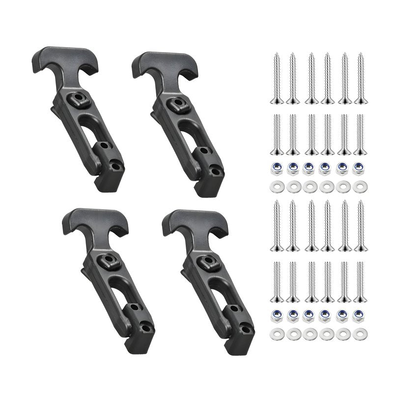 Shu-Ran T-Handle Draw Latches, Rubber Cooler Latches Replacement for Cooler,Boat,Golf Cart,Tool Box,Off-Road Vehicles,Farm Machinery, Harder Rubber Without Elasticity(4 Pack)