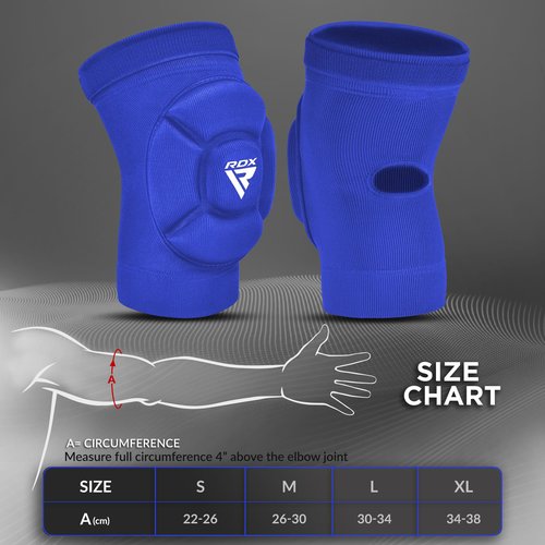 RDX Elbow Pads, Muay Thai MMA Kickboxing Sparring Elbow Guard, Martial Arts Striking Protection,Wrestling Basketball Adjustable MTB Volleyball Compression Padded Sleeve, Men Women