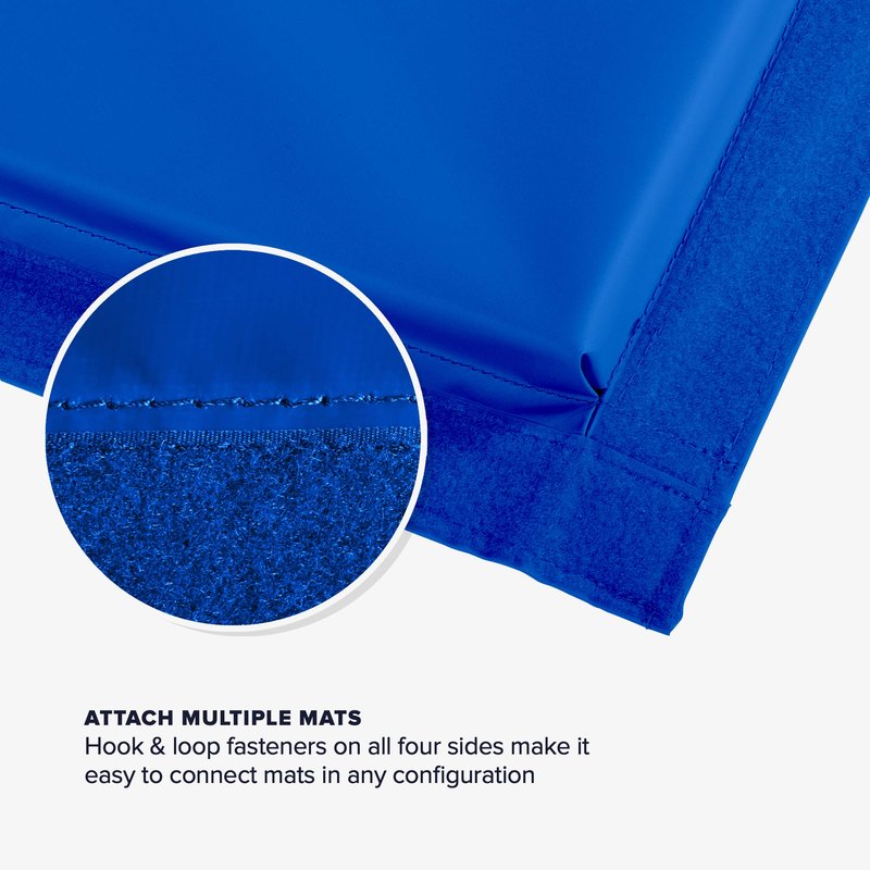 We Sell Mats - 4 ft x 6 ft x 2 in Personal Fitness & Exercise Mat for Home Workout - Lightweight and Folds for Carrying – All Purpose Home Gym Mat – Thick Mat for Yoga, Pilates, Stretches, and Floor Exercises