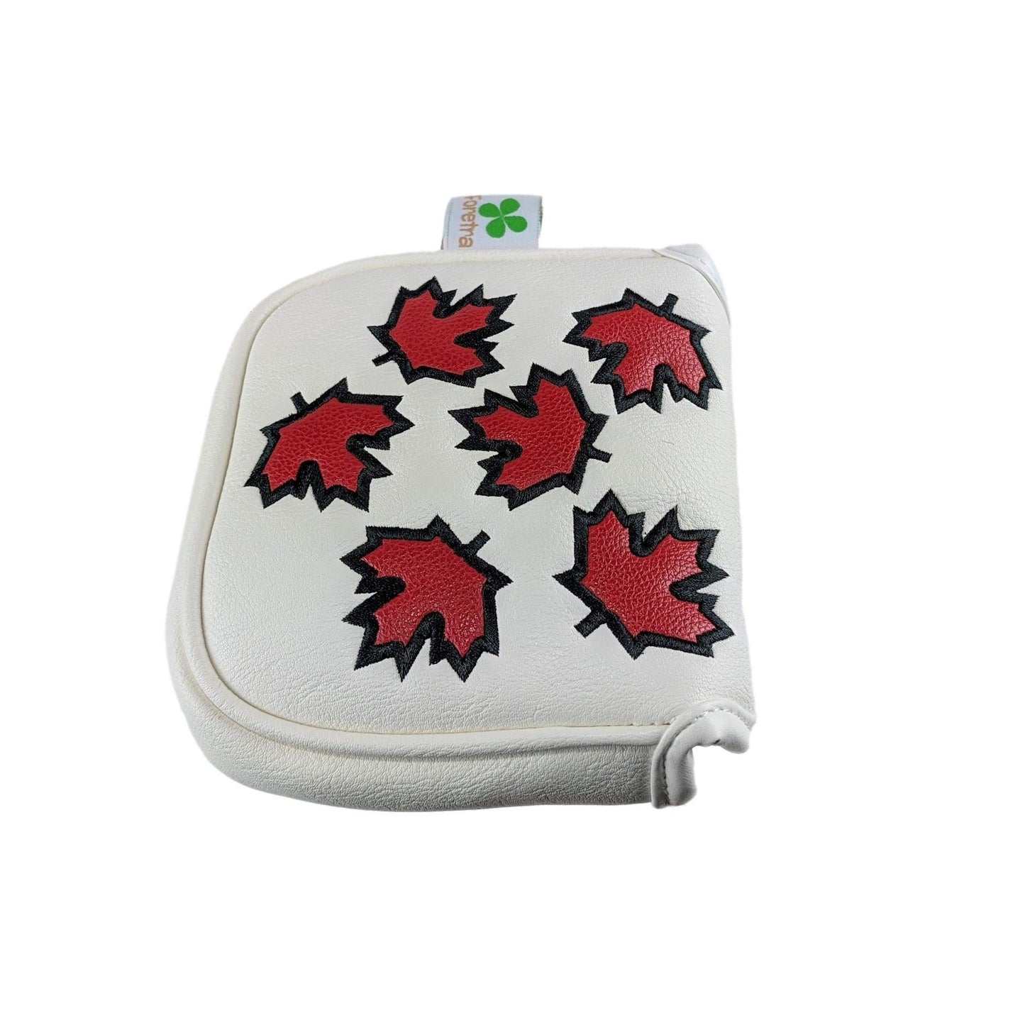 Foretra Driver Headcover Golf Club Covers Blade Square Mallet Putter Cover Head Cover Canada Maple Leaf Novelty Golf Accessories for Most Brands
